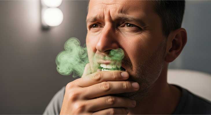 بوی بد دهان بعد از ایمپلنت