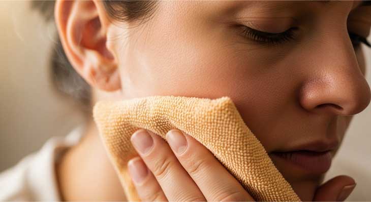 استفاده از کمپرس گرم بعد از ایمپلنت