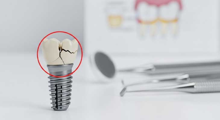 شکستن ایمپلنت دندان