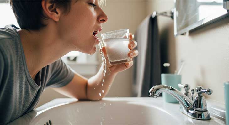 آب نمک بعد از ایمپلنت